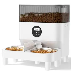 Newpet Comedouro Dispensador Automático Elevado 5L